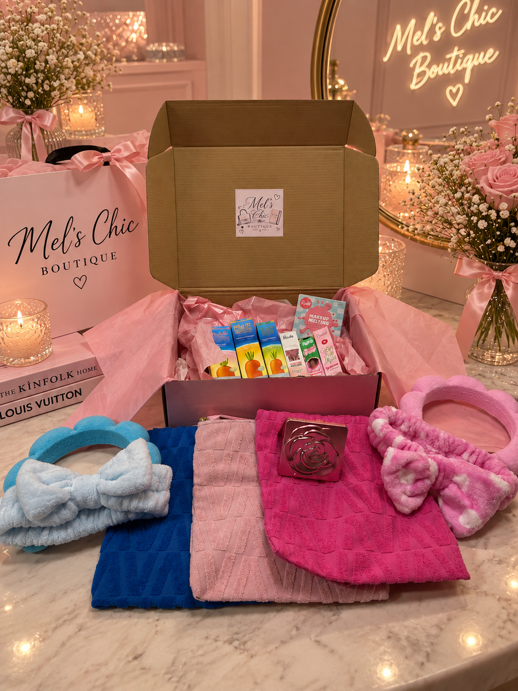 Mel’s Blue Light Beauty Collection